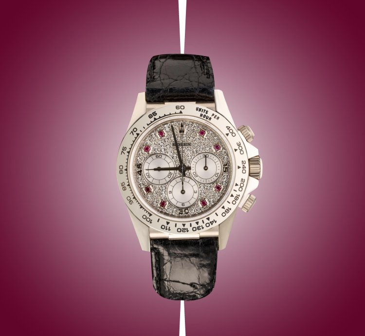 Rolex Daytona Pave Rubini Nos Full Set