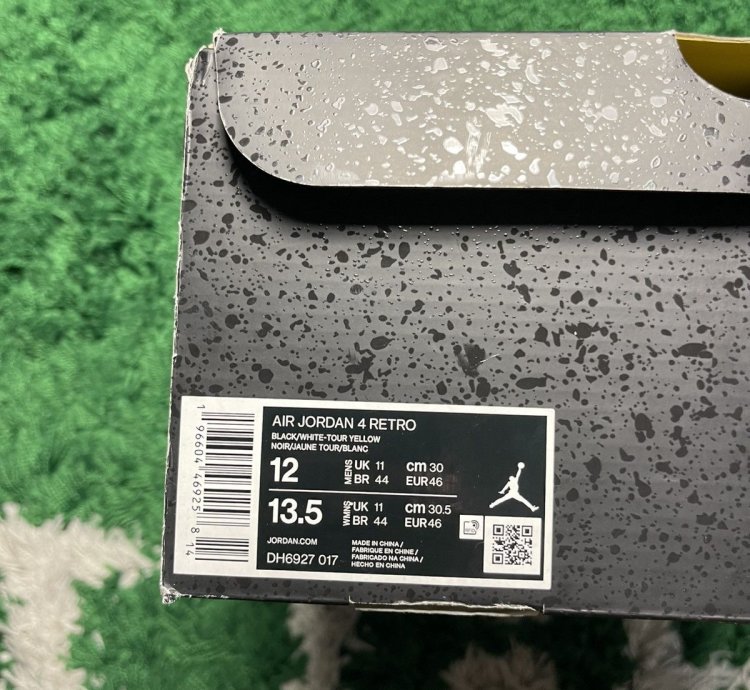 Jordan 4 Yellow Thunder