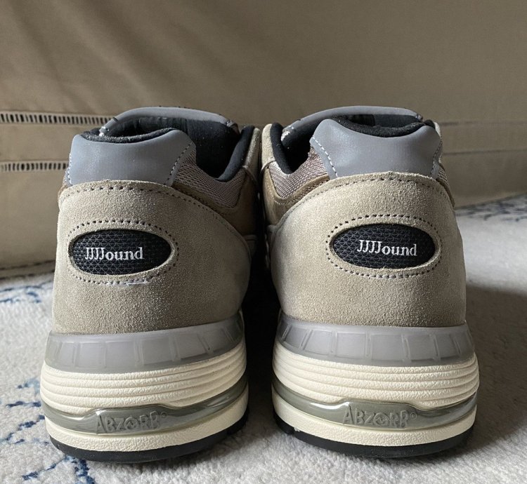 13 New Balance 991 Miuk Jjjjound Grey Olive Brown M991jja