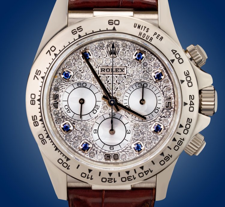 Rolex Daytona Pave Zaffiri Full Set