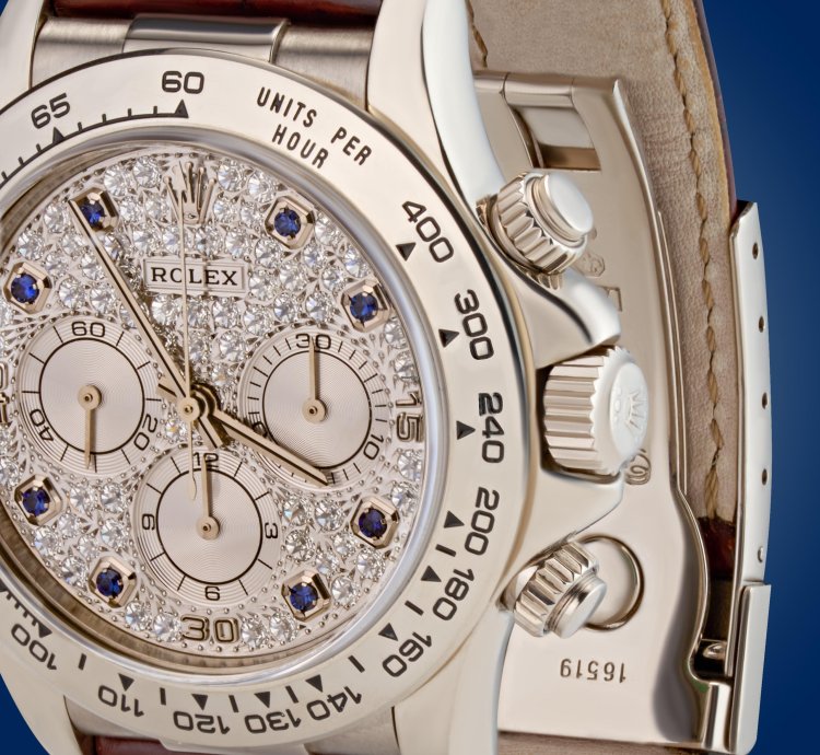 Rolex Daytona Pave Zaffiri Full Set