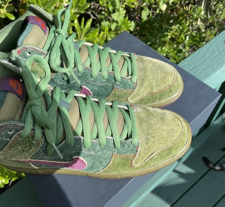 Nike Sb Dunk High Premium Skunks 420