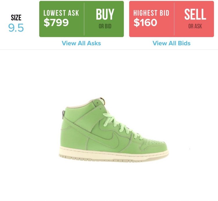 Nike Sb Dunk High Premium Statue Of Liberty Size 9 5
