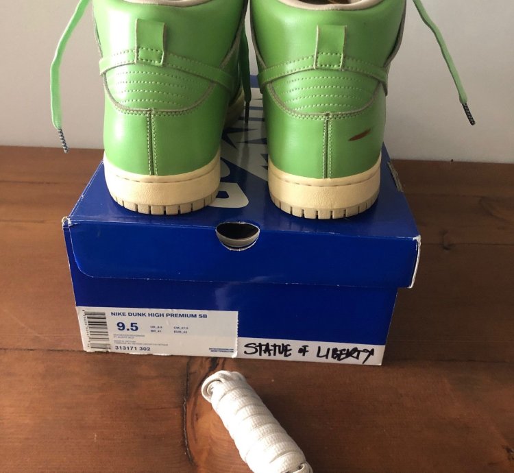 Nike Sb Dunk High Premium Statue Of Liberty Size 9 5