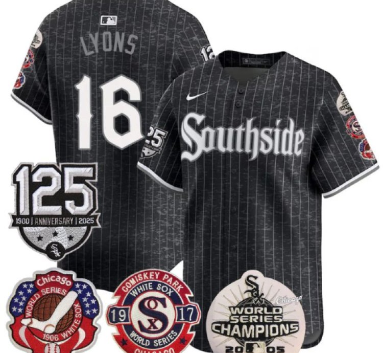 Ted Lyons Jersey 16 Chicago White Sox 125th Anniversary World Series Champions City Connect