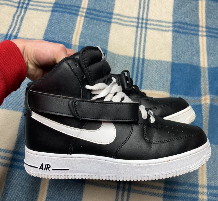 2019 Air Force 1 High Black White Swoosh Ck4369 - 001 8