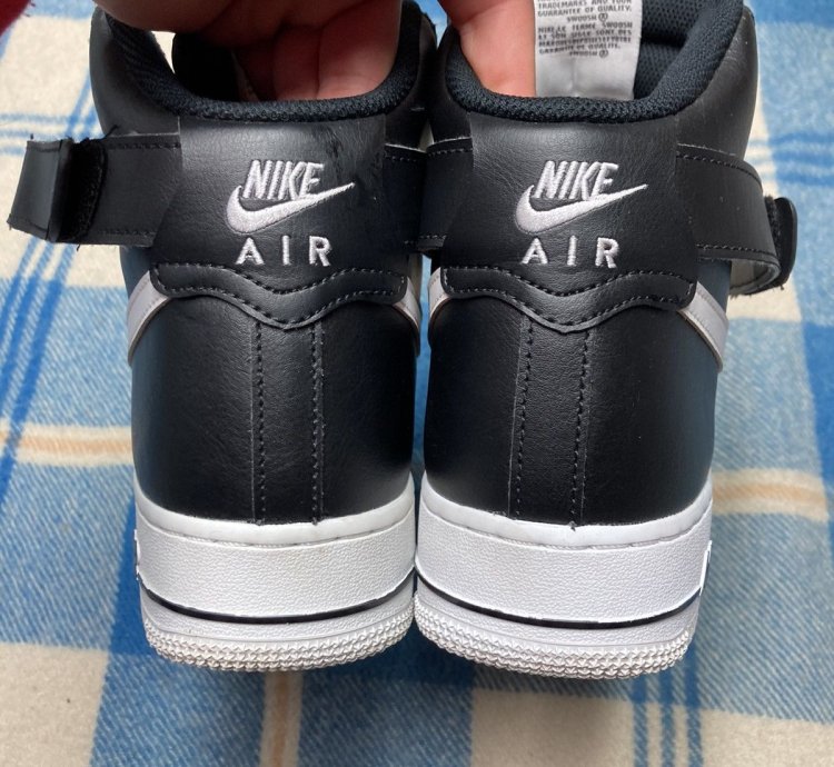 2019 Air Force 1 High Black White Swoosh Ck4369 - 001 8