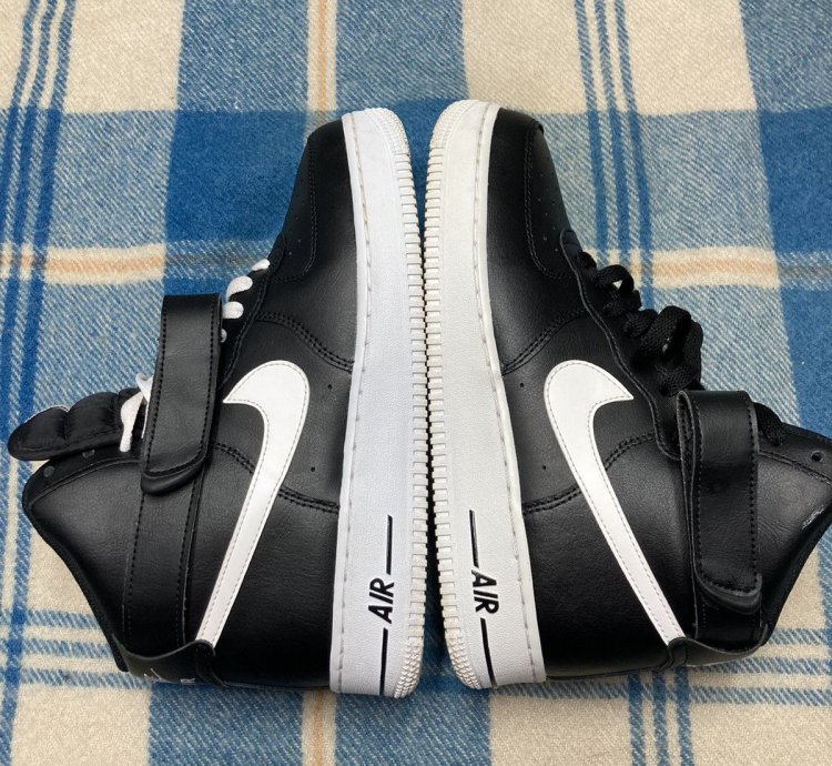 2019 Air Force 1 High Black White Swoosh Ck4369 - 001 8