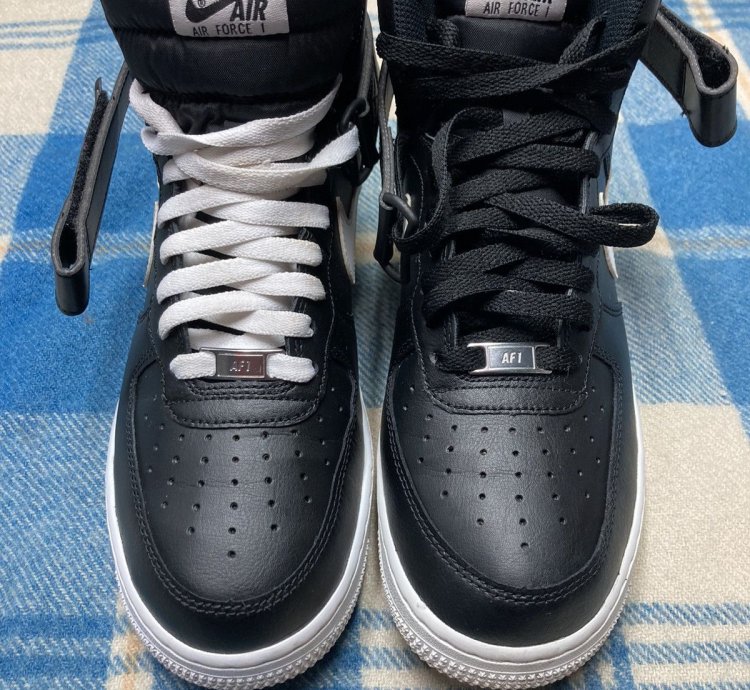 2019 Air Force 1 High Black White Swoosh Ck4369 - 001 8