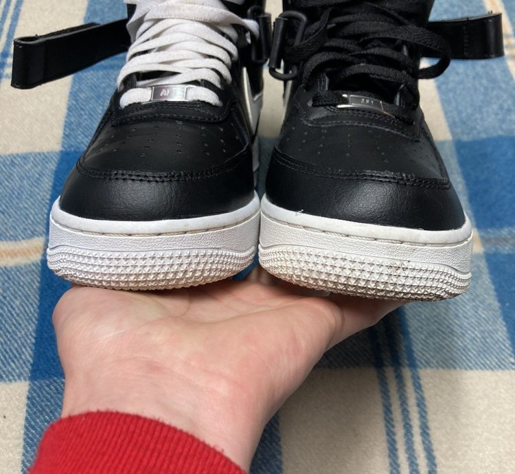 2019 Air Force 1 High Black White Swoosh Ck4369 - 001 8