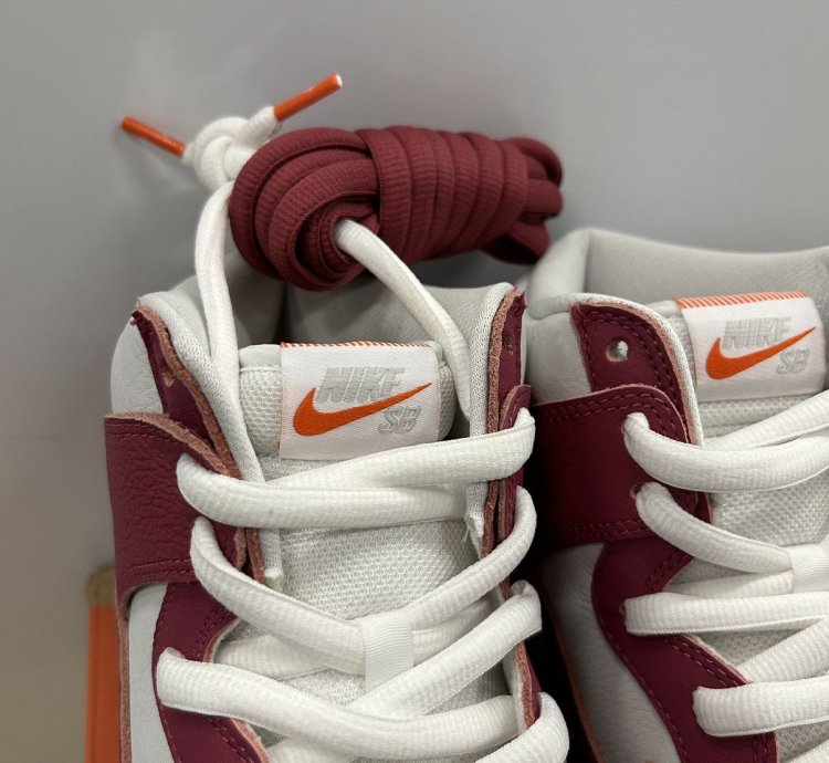 Nike Sb Dunk High Pro Iso Orange Label Sweet Beet Sz 13