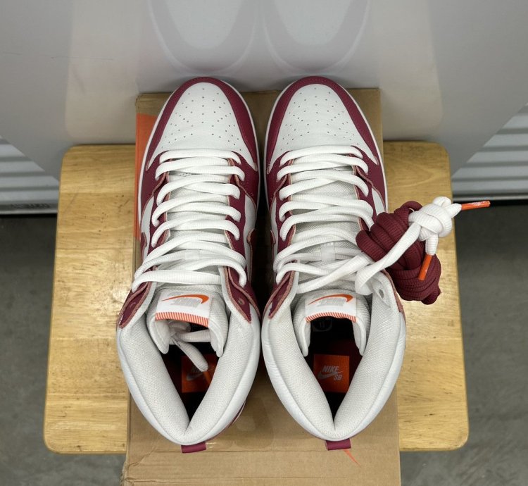 Nike Sb Dunk High Pro Iso Orange Label Sweet Beet Sz 13