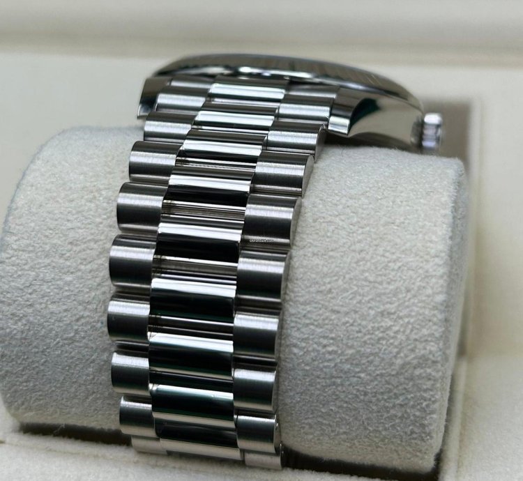 Rolex Day-date 40 White Gold Meteorite Baguette Dial 228239