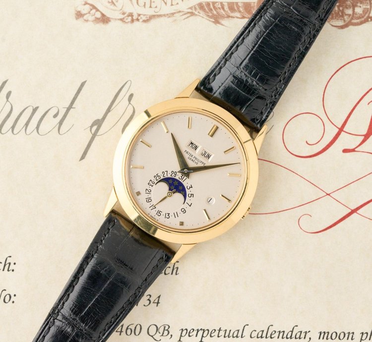 Patek Philippe Perpetual Calendar 3450j - Padellone - Mint Condition - Extract From The Archives