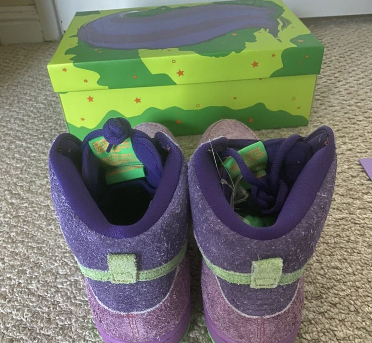 Nike Sb Dunk High Pro Reverse Purple Skunk 316 420