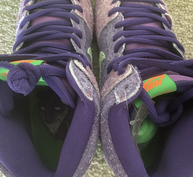 Nike Sb Dunk High Pro Reverse Purple Skunk 316 420