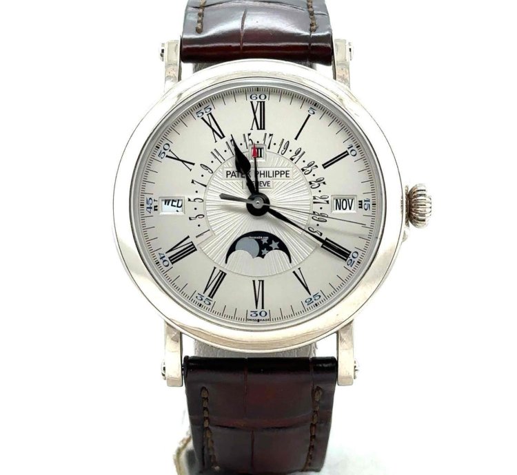 Patek Philippe Perpetual Calendar 38mm Automatic 18k White Gold Men 5159g-001