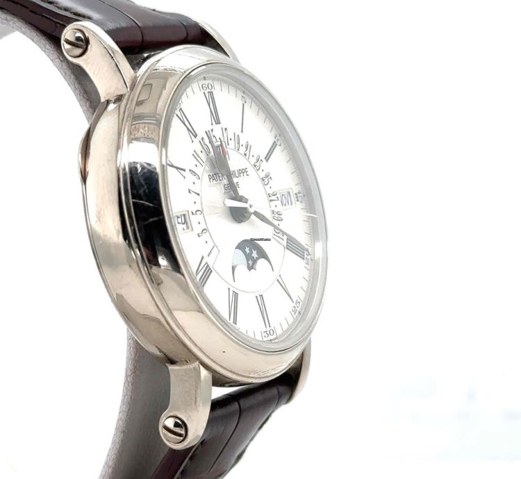 Patek Philippe Perpetual Calendar 38mm Automatic 18k White Gold Men 5159g-001