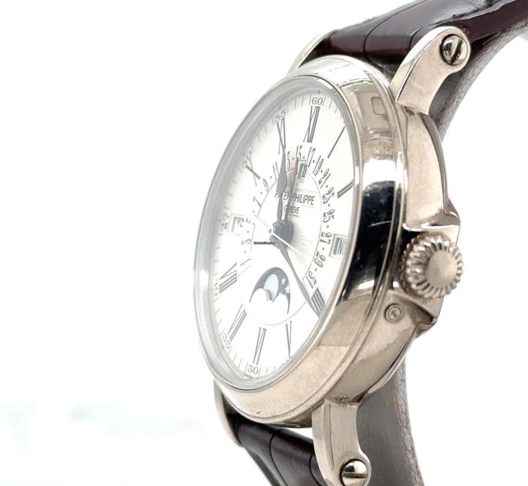 Patek Philippe Perpetual Calendar 38mm Automatic 18k White Gold Men 5159g-001