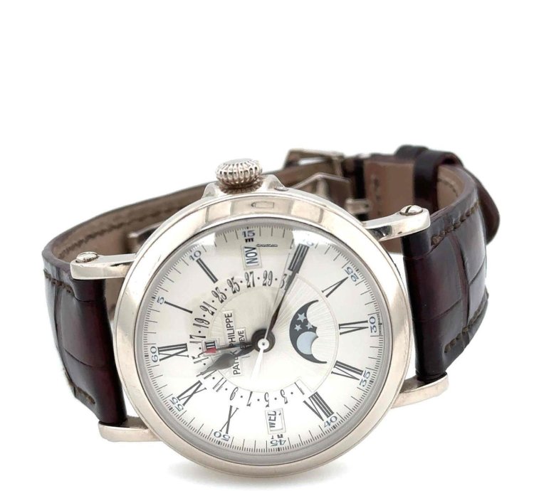 Patek Philippe Perpetual Calendar 38mm Automatic 18k White Gold Men 5159g-001