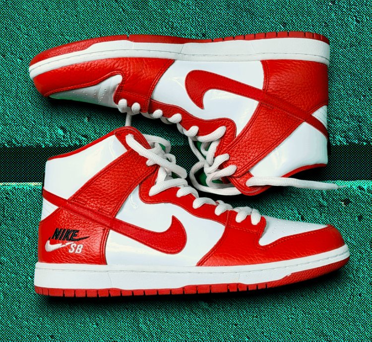 Nike Sb Dunk High Pro Skate University Red 2017