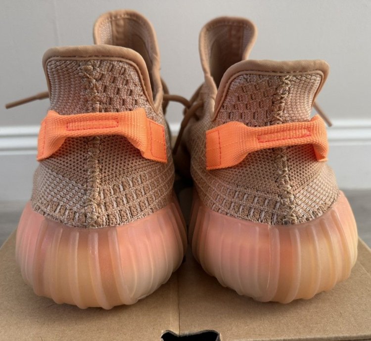 2019 Men Adidas Yeezy Boost 350 V2 Eg7490 Clay Sz 12 Used