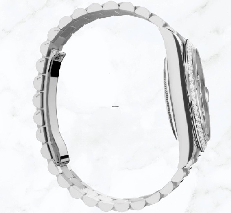 Rolex Day-date 40 White Gold Mother Of Pearl Baguette Dial 228349rbr new Unworn