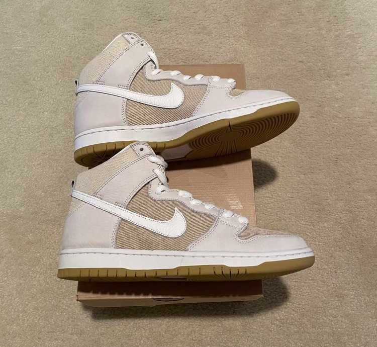 Nike Sb Dunk High Pro Unbleached Natural