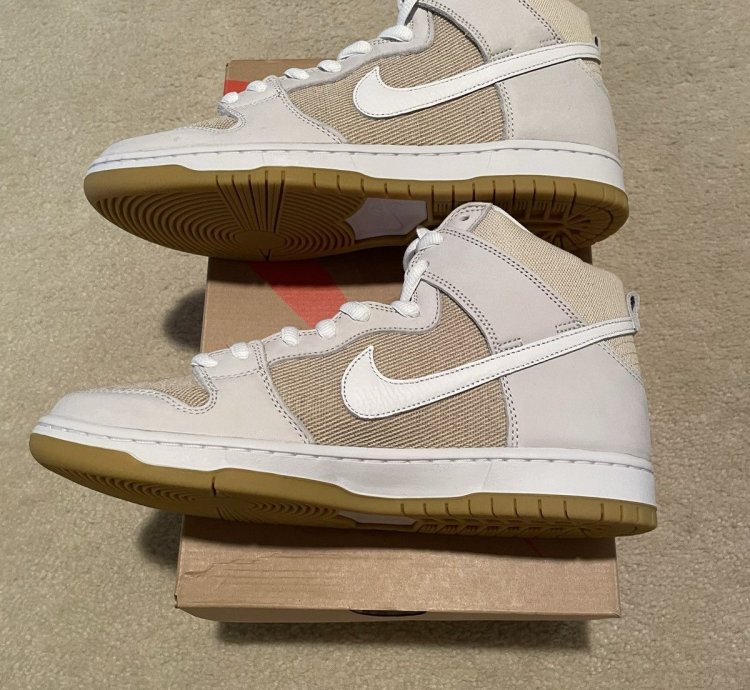 Nike Sb Dunk High Pro Unbleached Natural