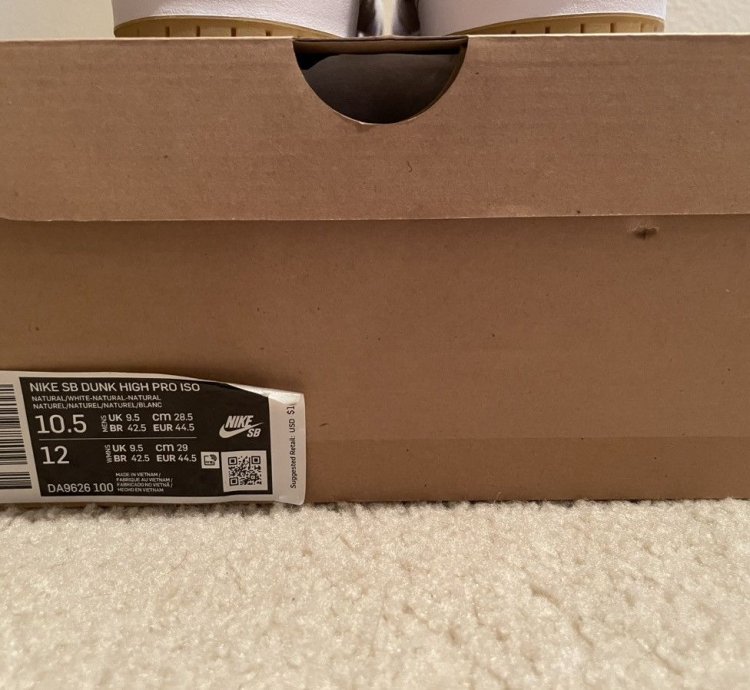 Nike Sb Dunk High Pro Unbleached Natural