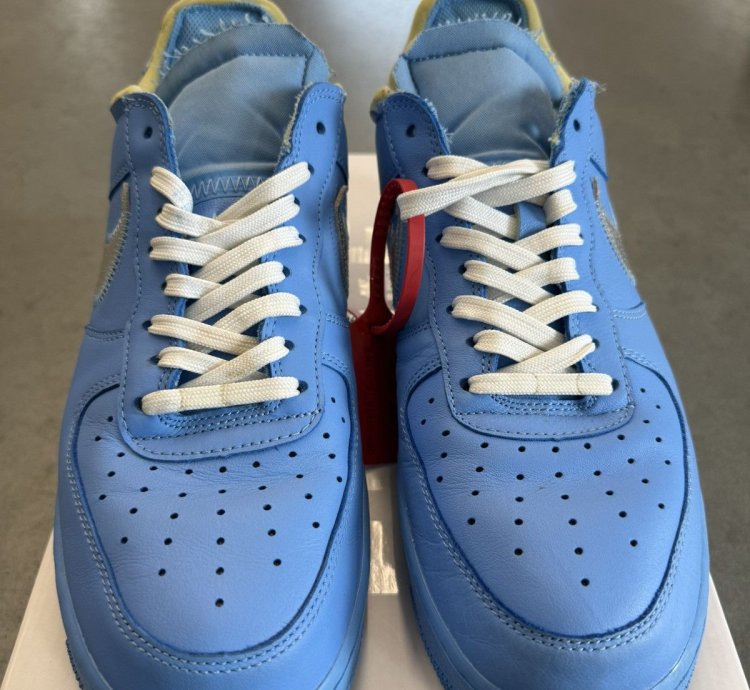 2019 Nike Air Force 1 Low Off-white Mca University Blue