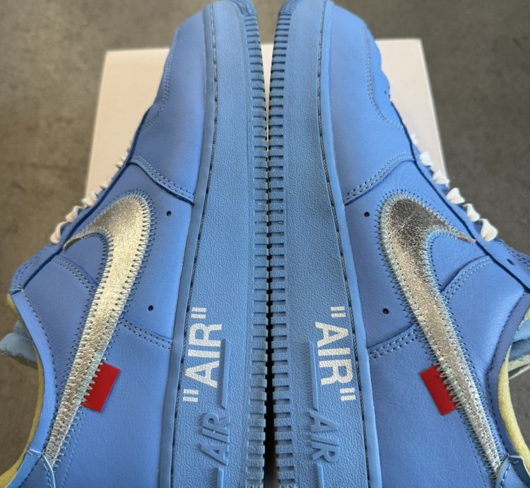 2019 Nike Air Force 1 Low Off-white Mca University Blue