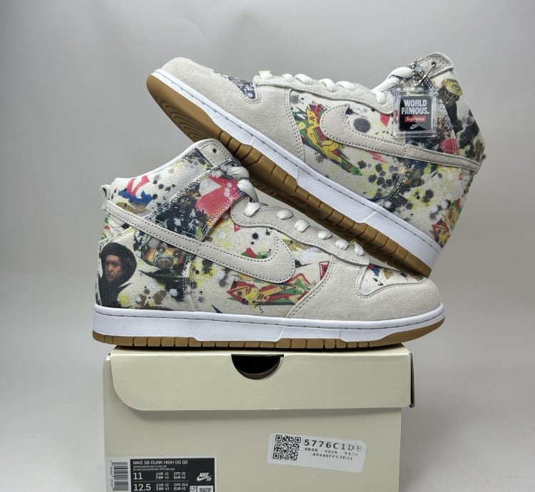 Nike Sb Dunk High Qs Supreme Rammellzee 2023