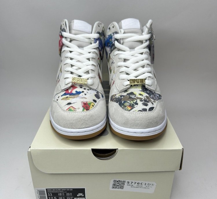 Nike Sb Dunk High Qs Supreme Rammellzee 2023