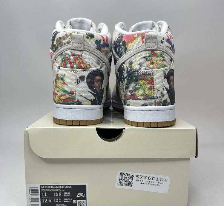 Nike Sb Dunk High Qs Supreme Rammellzee 2023