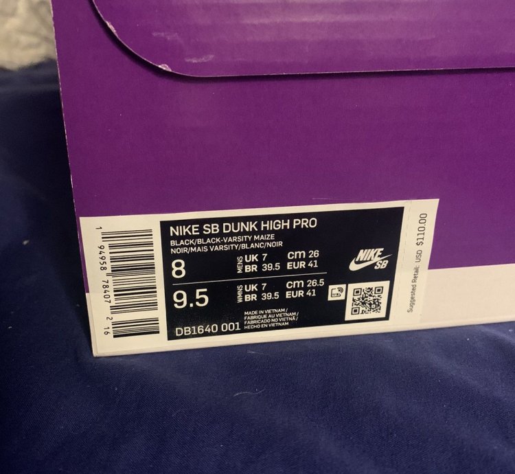 Nike Sb Dunk High Reverse Golden Rods