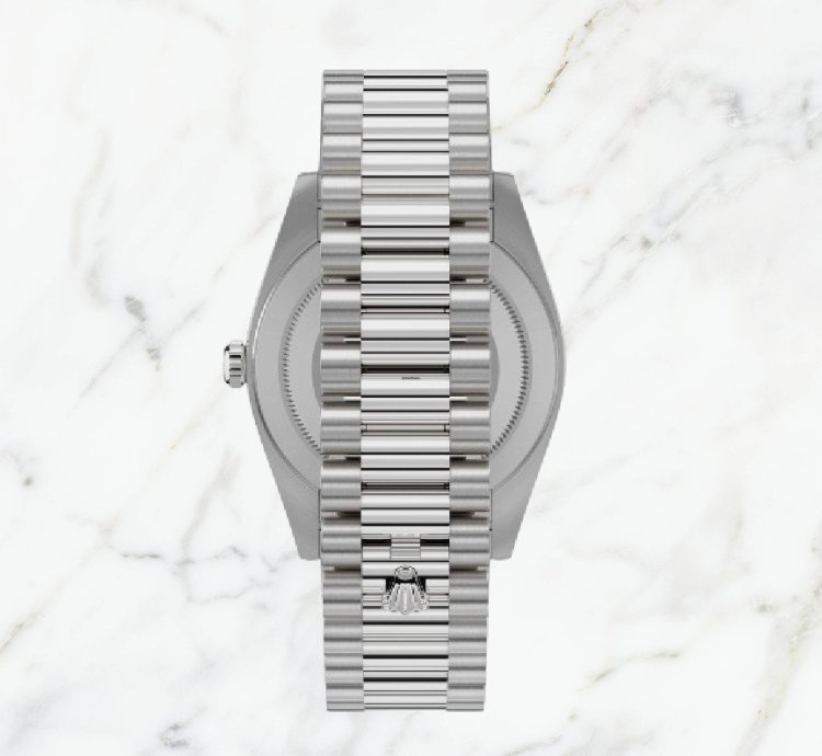 Rolex Day-date 40 White Gold Mother Of Pearl Diamond Dial 228239 new Unworn