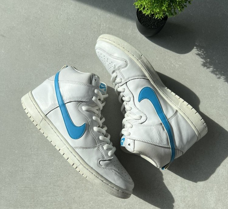 Nike Sb Dunk High Richard Mulder 10 Us 44 Eu White Blue