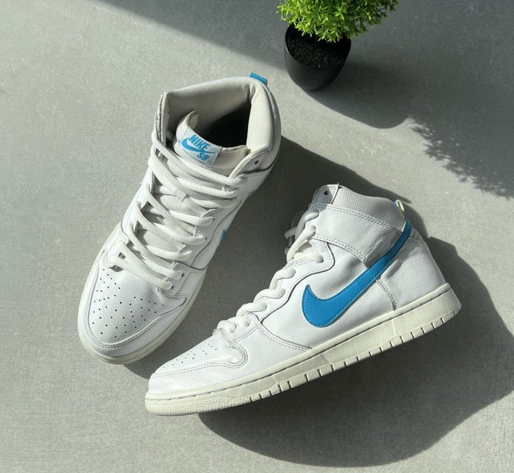 Nike Sb Dunk High Richard Mulder 10 Us 44 Eu White Blue