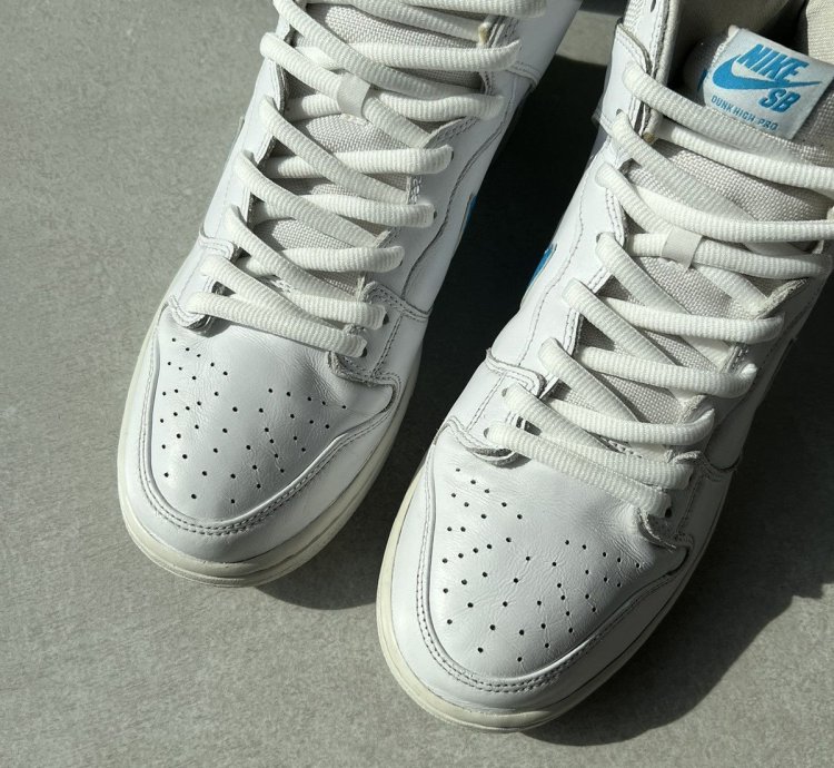 Nike Sb Dunk High Richard Mulder 10 Us 44 Eu White Blue