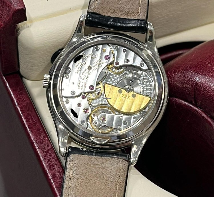 Patek Philippe Perpetual Calendar 3940g-second Series-1992 White Gold Perpetual Calendar Whith Extract Patek Philippe-never Polish