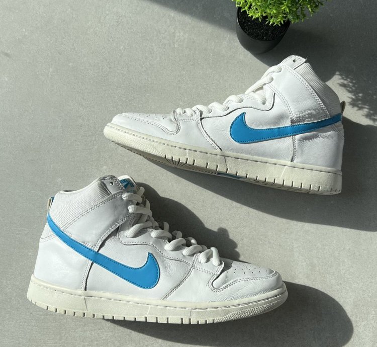 Nike Sb Dunk High Richard Mulder 10 Us 44 Eu White Blue