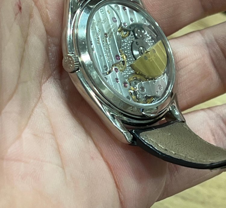 Patek Philippe Perpetual Calendar 3940g-second Series-1992 White Gold Perpetual Calendar Whith Extract Patek Philippe-never Polish