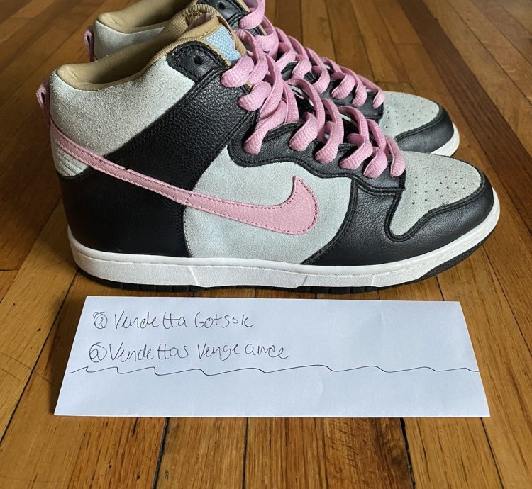 Nike Sb Dunk High Sample Perfect Shy Pink Europe Exc Us9