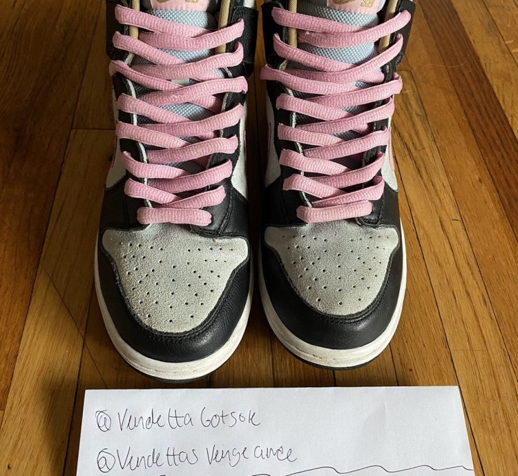 Nike Sb Dunk High Sample Perfect Shy Pink Europe Exc Us9