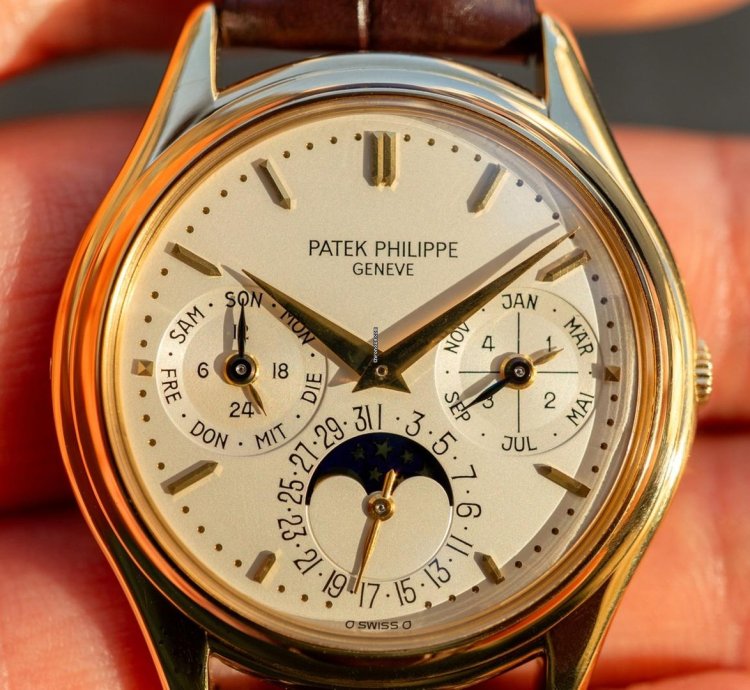 Patek Philippe Perpetual Calendar 3940j Perpetual Calendar german Dial Configuration Full Set From Huber Munich 1992