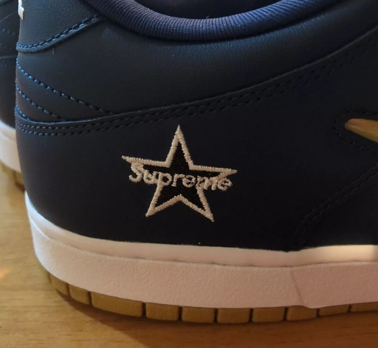 2019 Sb Dunk Low Jewel Swoosh Navy Gold