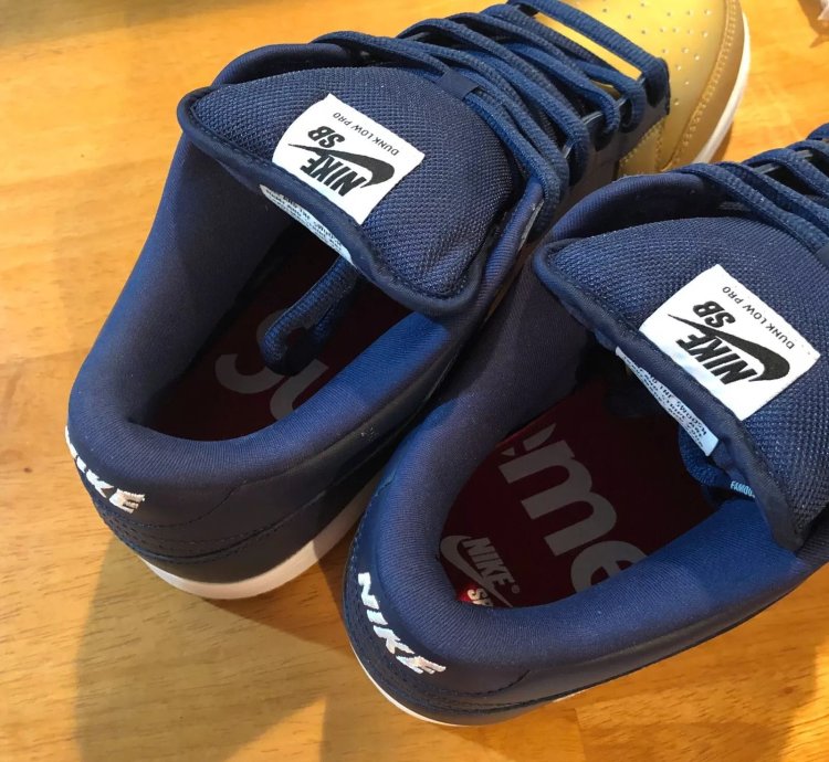 2019 Sb Dunk Low Jewel Swoosh Navy Gold