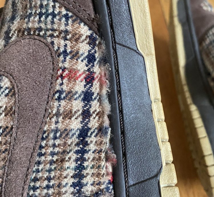 Nike Sb Dunk High Sample Tweed High Plaid 1 24 Us9