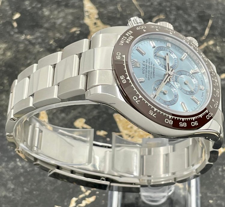 Rolex Daytona Platinum - 116506-0002 - Baguette Dial - New 2021